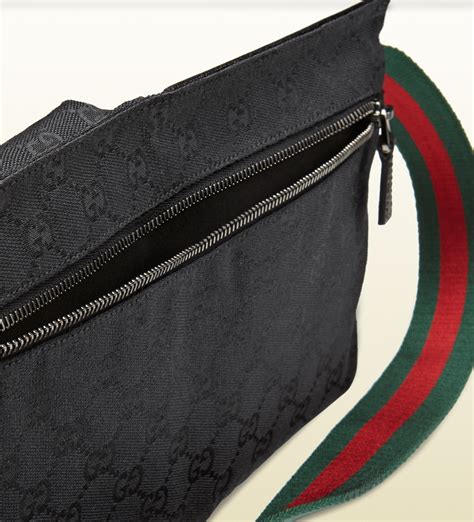 gucci black canvas belt bag|gucci vintage canvas belt bag.